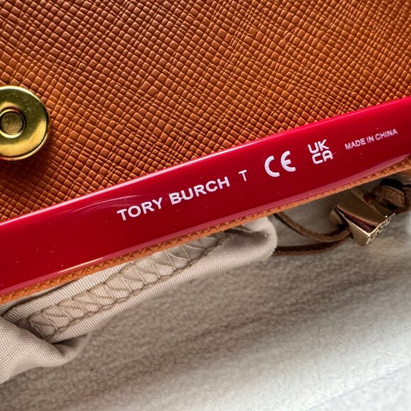 Tory Burch Red Cat Eye Glasses Frames new with box - Picture 6 of 10